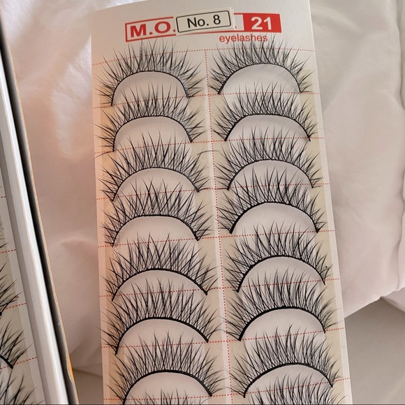NEW 21 SETS OF EYELASHES FALSE LASHES BLACK BUNDLE - Picture 3 of 15